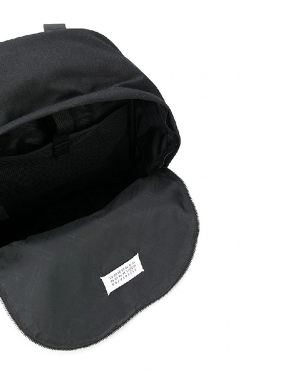 Shop Maison Margiela Men's Black Polyester Backpack