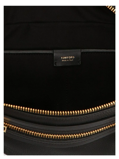 Shop Tom Ford Men's Black Leather Belt Bag
