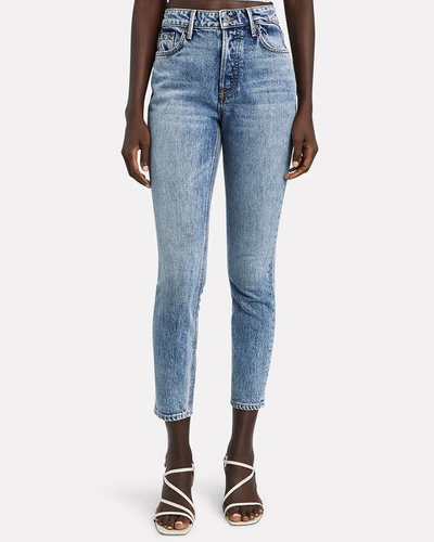 Shop Grlfrnd Karolina High-rise Skinny Jeans In Denim