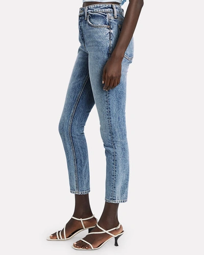 Shop Grlfrnd Karolina High-rise Skinny Jeans In Denim
