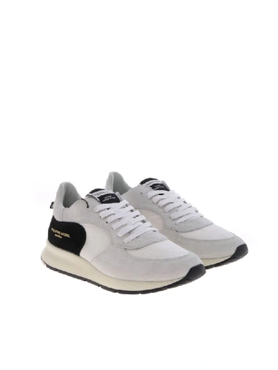 Shop Philippe Model Women's White Suede Sneakers