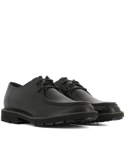 Shop Tod's Men's Brown Leather Lace-up Shoes