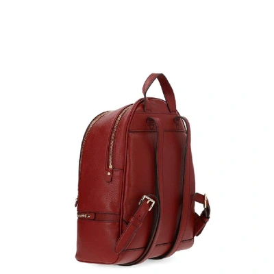 Shop Michael Kors Women's Burgundy Leather Backpack