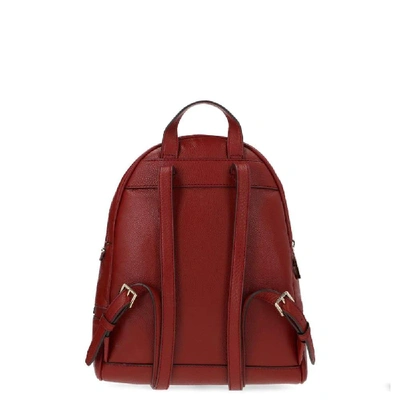 Shop Michael Kors Women's Burgundy Leather Backpack