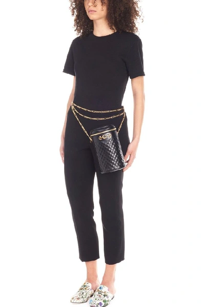 Shop Gucci Women's Black Leather Belt Bag