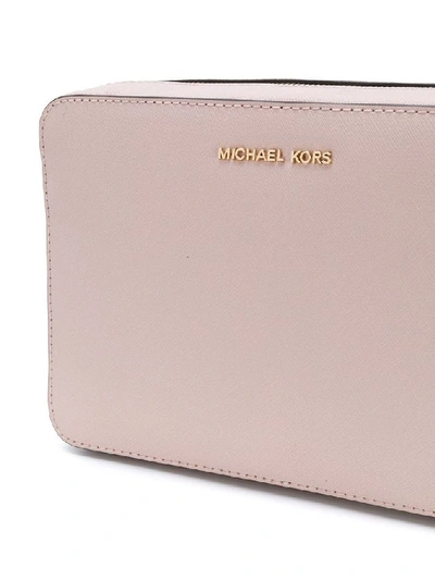 Shop Michael Michael Kors Michael Kors Women's Pink Leather Shoulder Bag