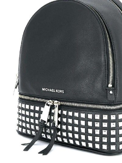 Shop Michael Michael Kors Michael Kors Women's Black Leather Backpack