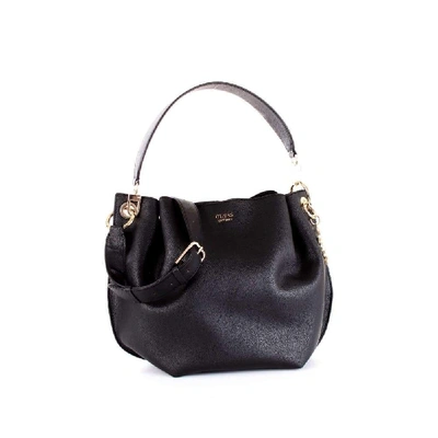 Shop Guess Women's Black Faux Leather Handbag