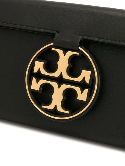 Shop Tory Burch Women's Black Leather Pouch