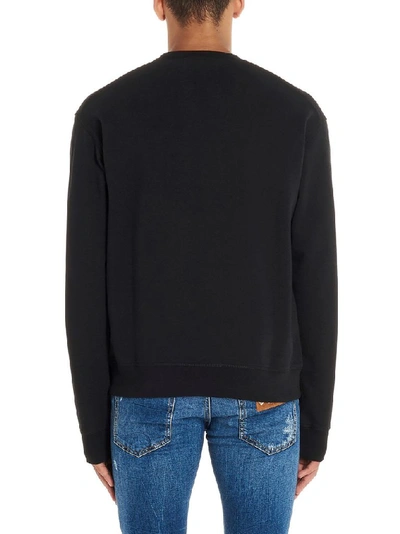 Shop Dsquared2 Men's Black Cotton Sweatshirt