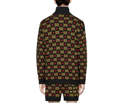 Shop Gucci Men's Black Cotton Outerwear Jacket
