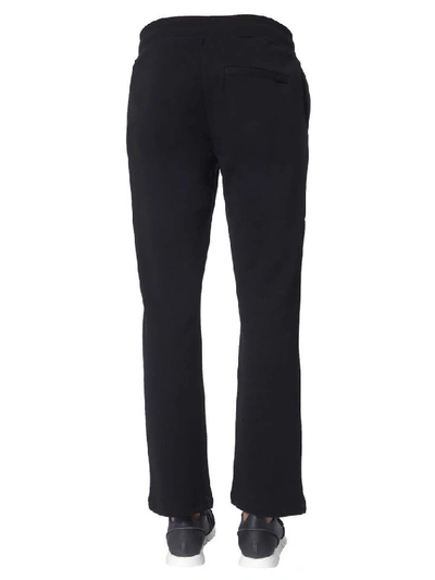 Shop Moschino Men's Black Cotton Joggers