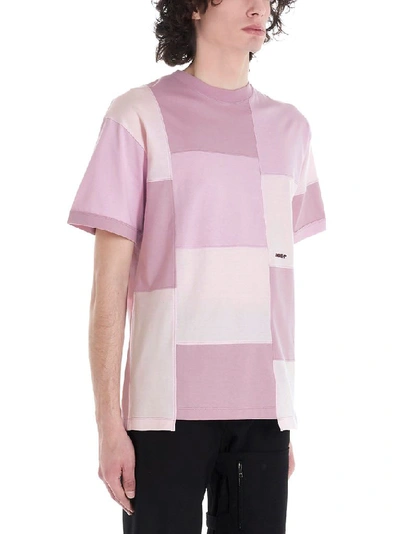 Shop Ambush Men's Pink Cotton T-shirt