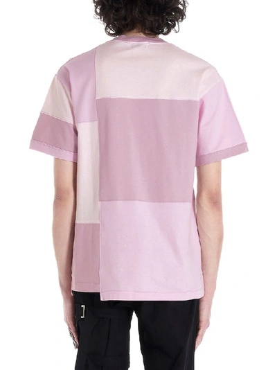 Shop Ambush Men's Pink Cotton T-shirt