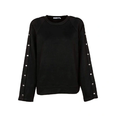 Shop Alexander Wang Women's Black Polyester Sweatshirt