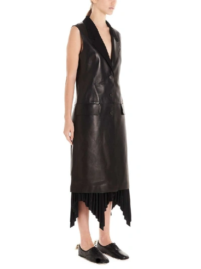 Shop Loewe Women's Black Leather Vest