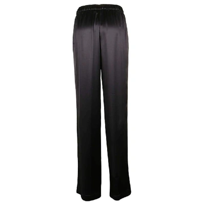 Shop Alberta Ferretti Women's Black Silk Pants