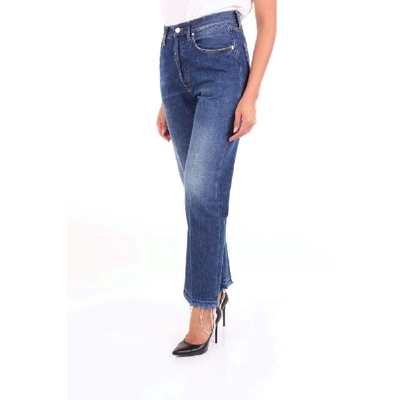 Shop People Women's Blue Cotton Jeans