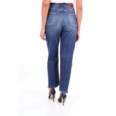 Shop People Women's Blue Cotton Jeans