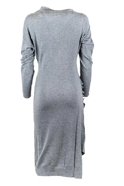 Shop Pinko Women's Grey Viscose Dress