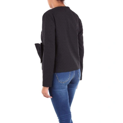 Shop Boutique Moschino Women's Black Cotton Jacket