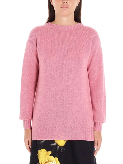 Shop Prada Women's Pink Cashmere Sweater