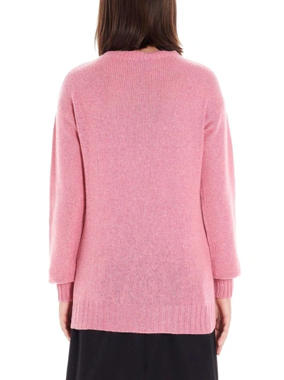 Shop Prada Women's Pink Cashmere Sweater