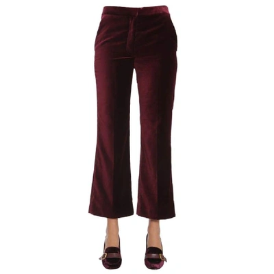Shop Stella Mccartney Women's Burgundy Polyester Pants