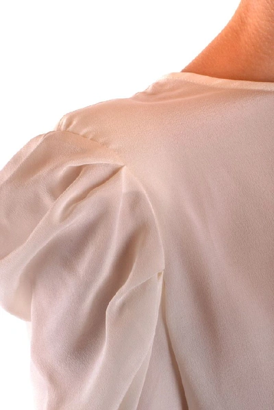 Shop Pinko Women's White Silk Shirt