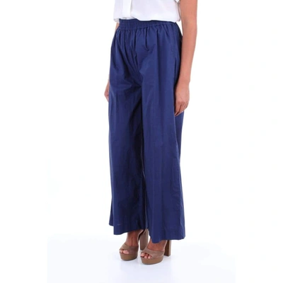 Shop Woolrich Women's Blue Cotton Pants