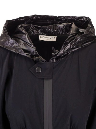 Shop Givenchy Women's Black Polyamide Trench Coat