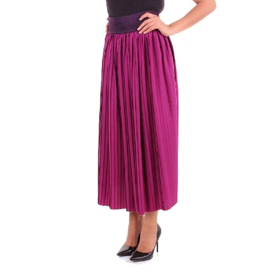 Shop Altea Women's Fuchsia Viscose Skirt