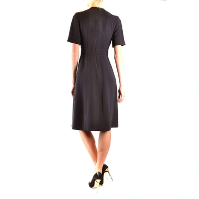 Shop Burberry Women's Black Silk Dress