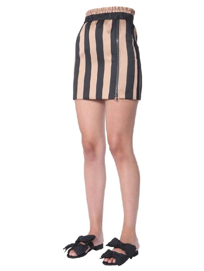 Shop N°21 Women's Beige Polyester Skirt