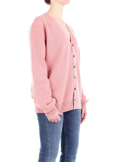 Shop Dsquared2 Women's Pink Wool Cardigan