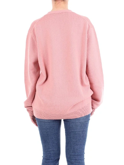 Shop Dsquared2 Women's Pink Wool Cardigan