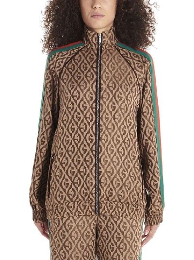 Shop Gucci Women's Beige Viscose Jacket