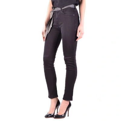 Shop Jacob Cohen Women's Black Cotton Jeans