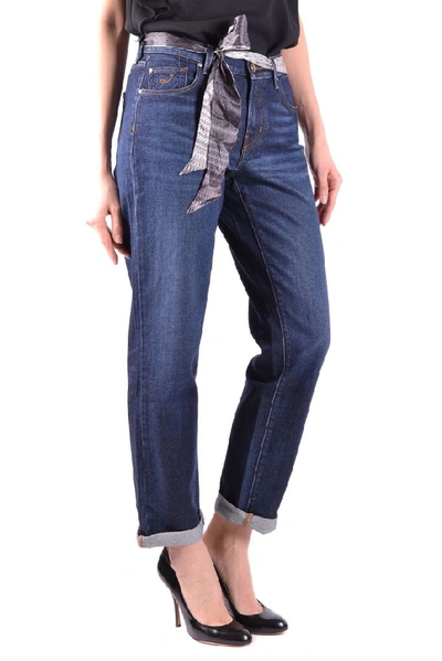 Shop Jacob Cohen Women's Blue Cotton Jeans