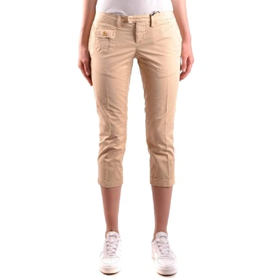 Shop Dsquared2 Women's Beige Cotton Pants