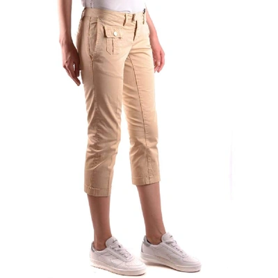 Shop Dsquared2 Women's Beige Cotton Pants