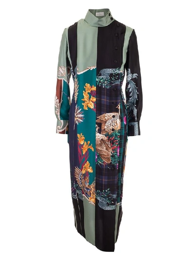 Shop Ferragamo Salvatore  Women's Multicolor Silk Dress