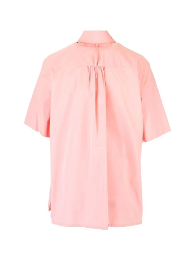 Shop Ferragamo Salvatore  Women's Pink Cotton Shirt