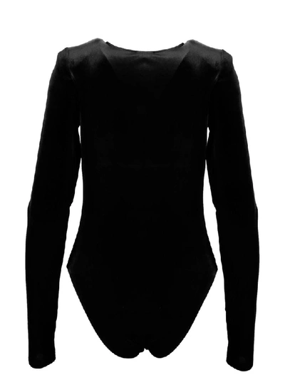 Shop Andamane Women's Black Polyester Bodysuit