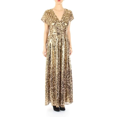 Shop Aniye By Women's Gold Polyester Dress