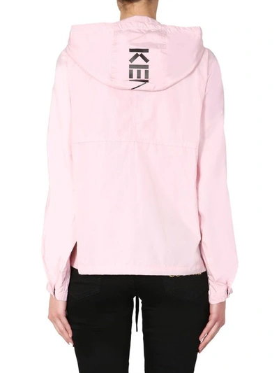 Shop Kenzo Women's Pink Polyester Outerwear Jacket