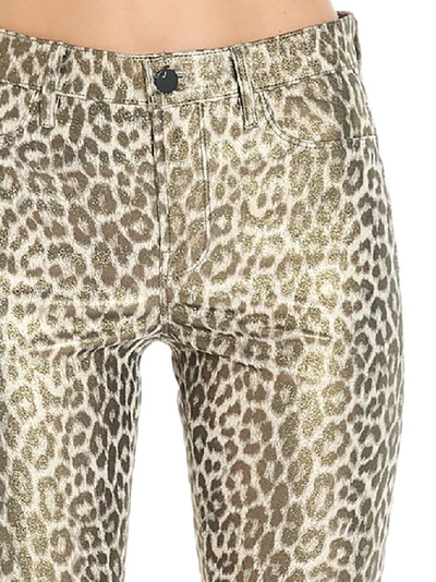Shop J Brand Women's Gold Leather Pants