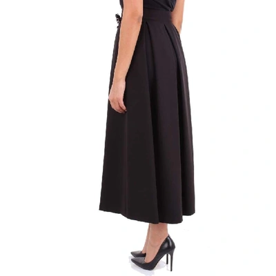 Shop Alessandro Dell'acqua Women's Black Polyester Skirt
