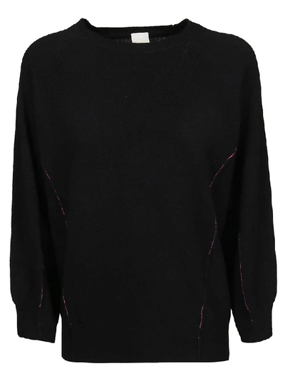 Shop Pinko Women's Black Cashmere Sweater