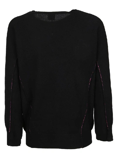 Shop Pinko Women's Black Cashmere Sweater